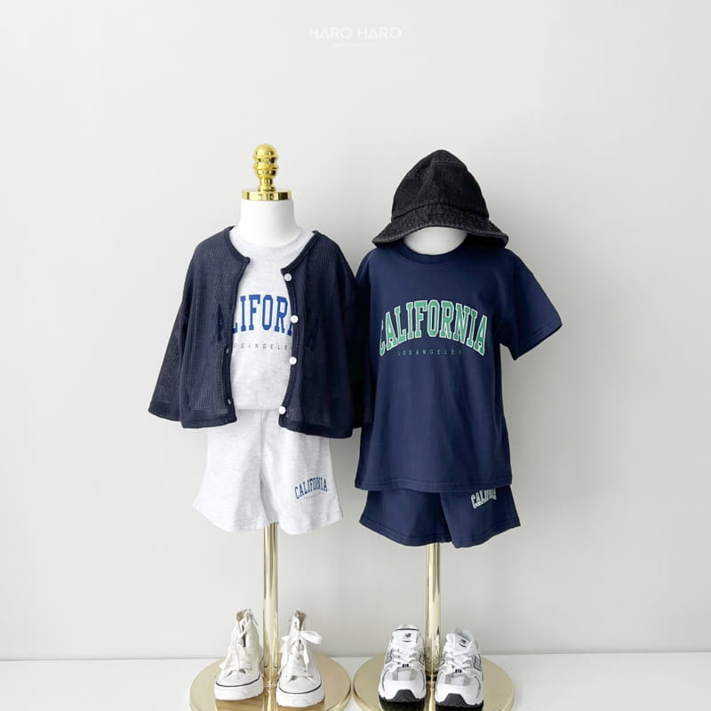 Haro Haro - Korean Children Fashion - #kidsstore - California Top Bottom Set - 2