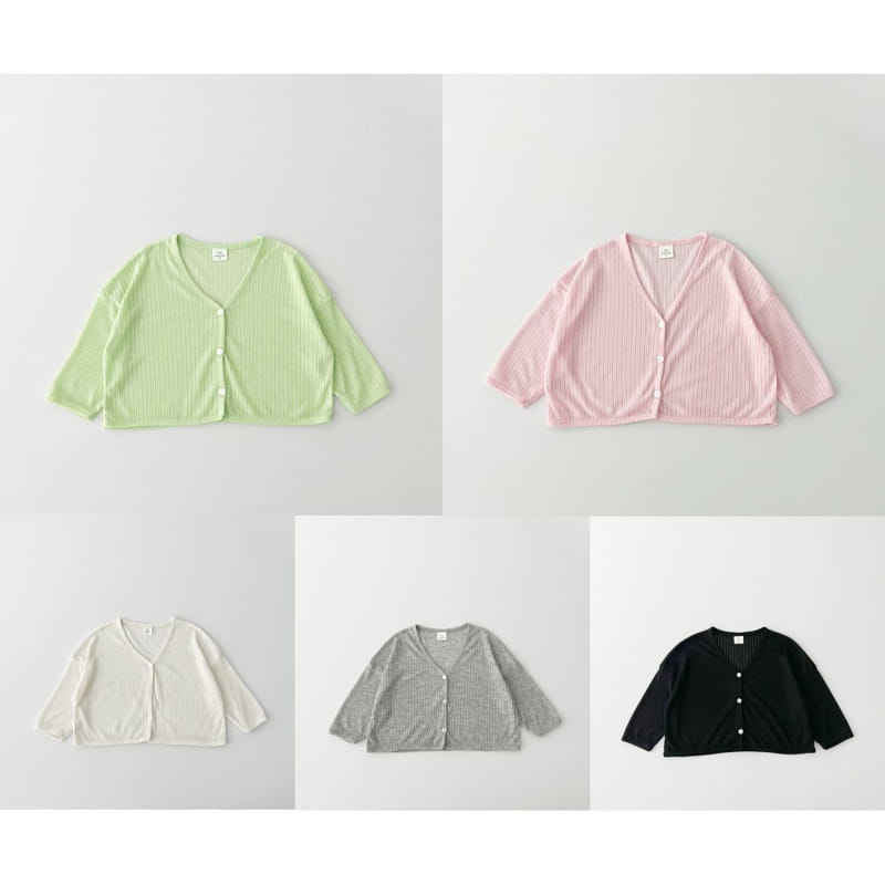Haro Haro - Korean Children Fashion - #kidsstore - Bubble Pleats Cardigan - 3