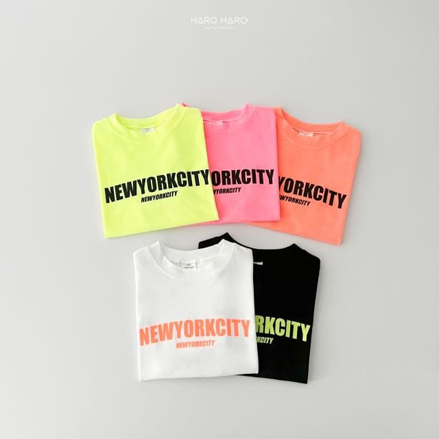 Haro Haro - Korean Children Fashion - #kidsstore - New York City Short Sleeve Tee - 9