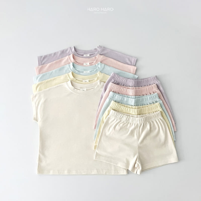Haro Haro - Korean Children Fashion - #kidsstore - Honey Top Bottom Set - 4