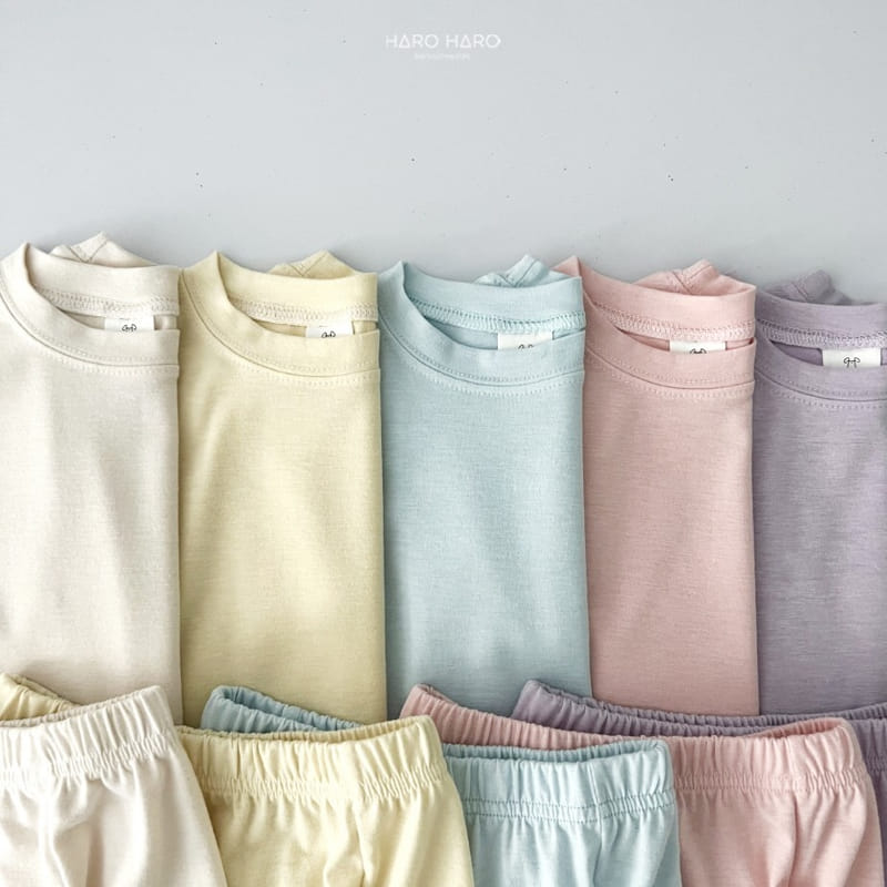 Haro Haro - Korean Children Fashion - #littlefashionista - Honey Top Bottom Set - 6