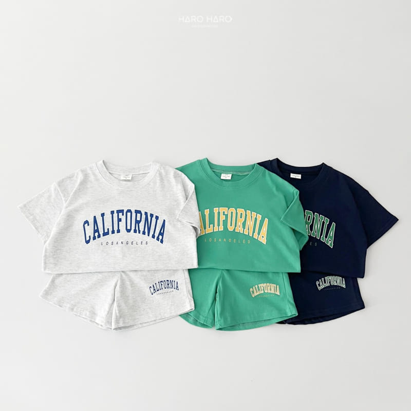 Haro Haro - Korean Children Fashion - #littlefashionista - California Top Bottom Set - 5