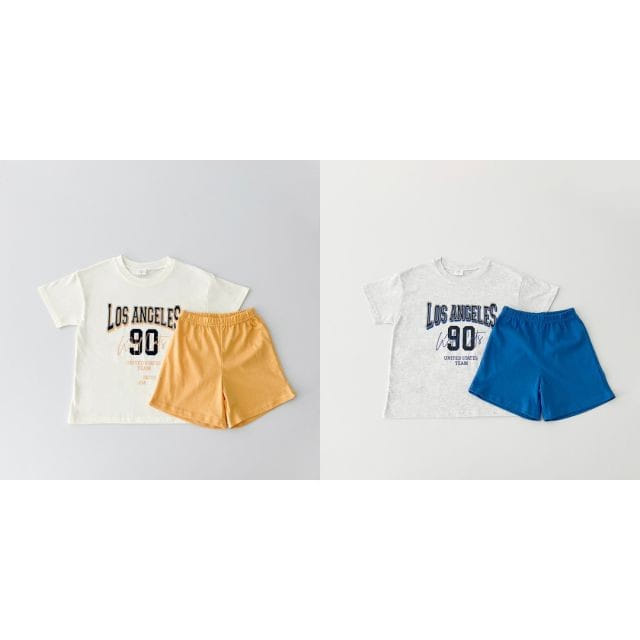 Haro Haro - Korean Children Fashion - #magicofchildhood - Los Angeles Top Bottom Set - 4