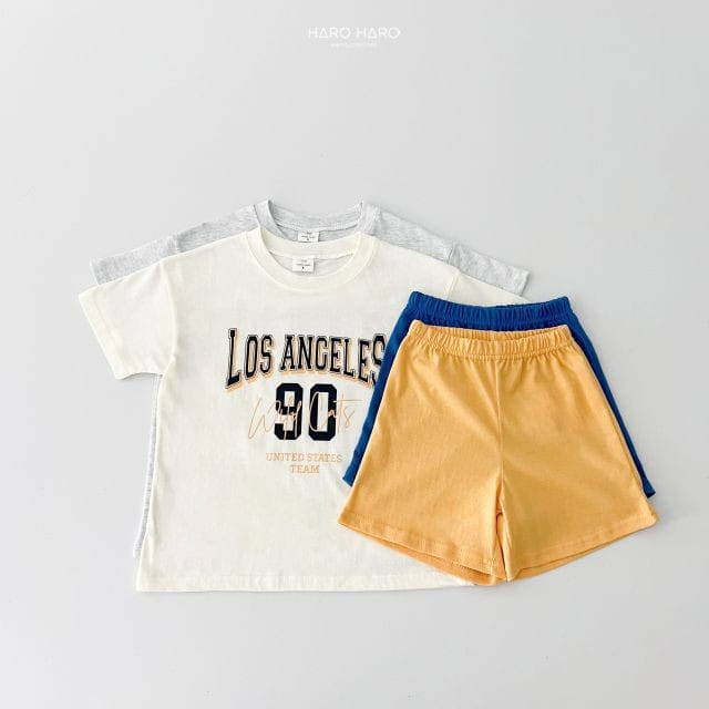 Haro Haro - Korean Children Fashion - #prettylittlegirls - Los Angeles Top Bottom Set - 5