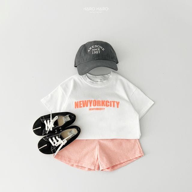 Haro Haro - Korean Children Fashion - #stylishchildhood - New York City Short Sleeve Tee - 2
