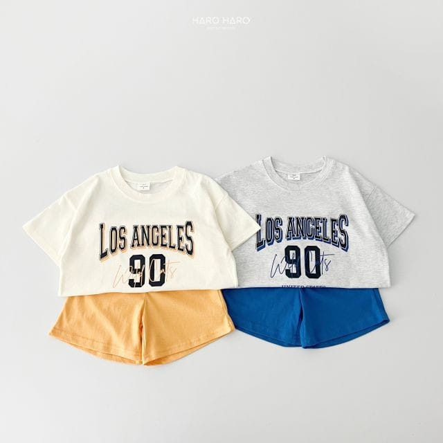 Haro Haro - Korean Children Fashion - #todddlerfashion - Los Angeles Top Bottom Set - 6