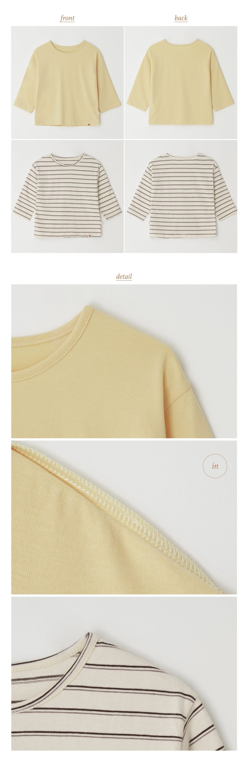 Here I Am - Korean Children Fashion - #childrensboutique - Plain Tee With Mom - 7
