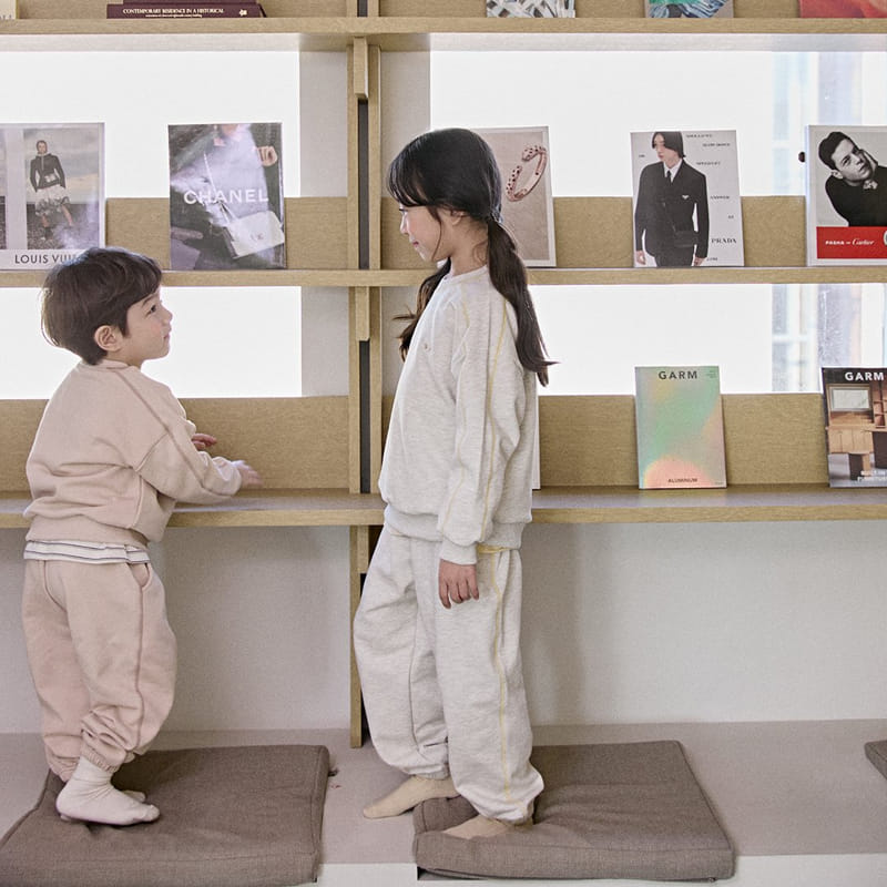 Here I Am - Korean Children Fashion - #magicofchildhood - Raphine Top Bottom Set With Adult - 10