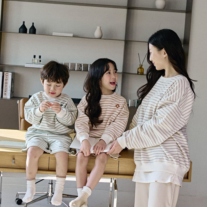 Here I Am - Korean Children Fashion - #magicofchildhood - Better ST Top Bottom Set With Adult - 9