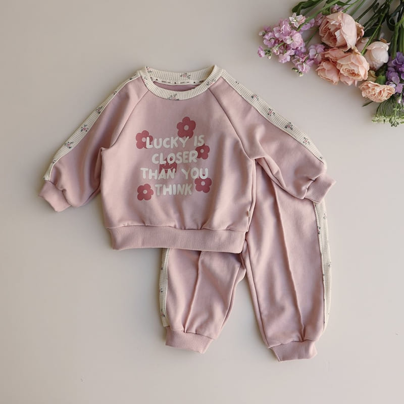 Here I Am - Korean Children Fashion - #minifashionista - Flower Lauder Top Bottom Set - 4