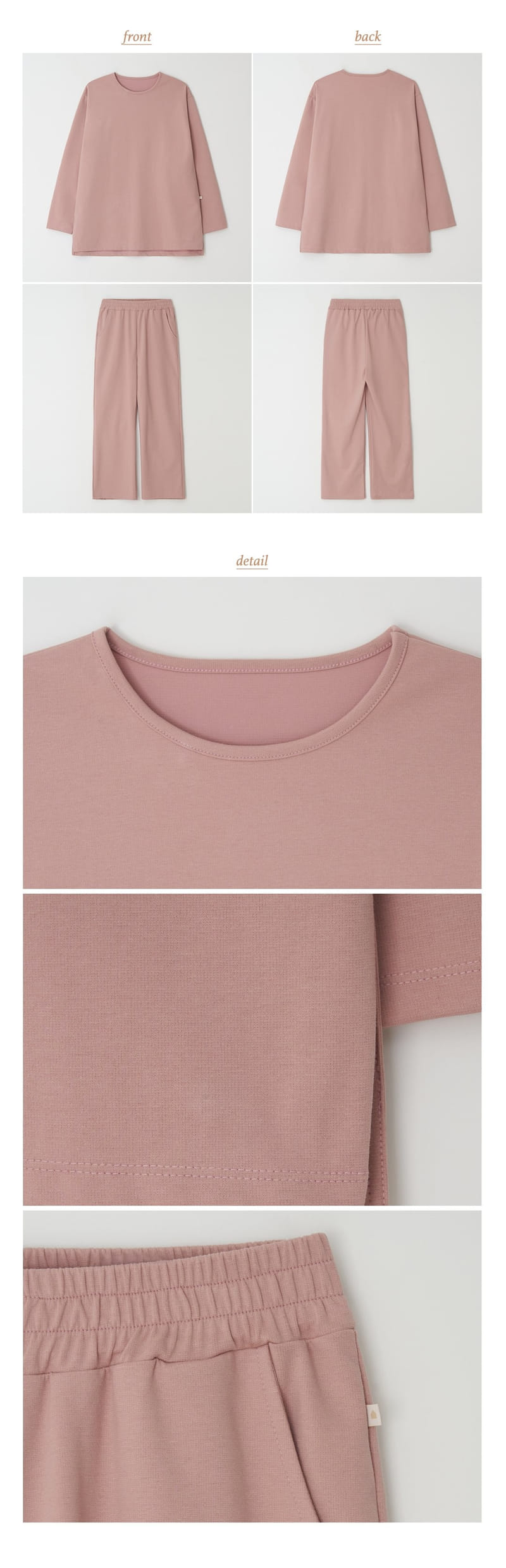 Here I Am - Korean Children Fashion - #toddlerclothing - Mom Claire Top Bottom Set - 4