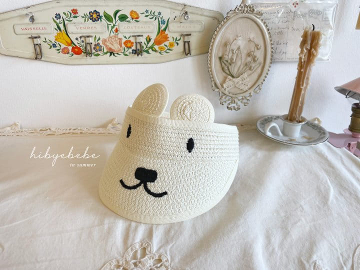 Hi Byebebe - Korean Baby Fashion - #babyboutique - Bebe 24 Rabbit Embroidery Sun Cap - 3