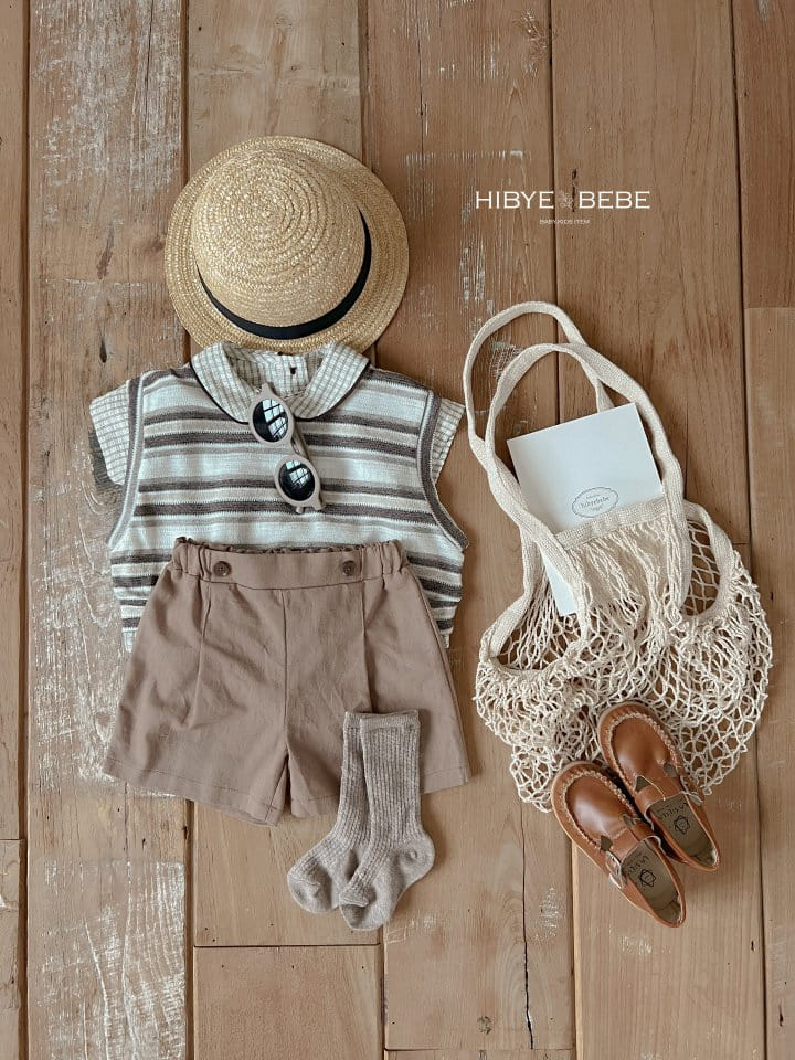 Hi Byebebe - Korean Baby Fashion - #babyboutique - Bebe Moment Check Top Bottom Set - 8