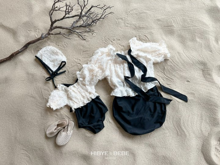 Hi Byebebe - Korean Baby Fashion - #babyclothing - Modern Lace Swim Suit Set With Mom - 10