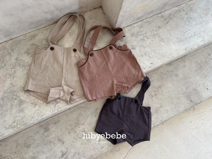 Hi Byebebe - Korean Baby Fashion - #babyclothing - Bebe Cozy Linen Dungarees - 5