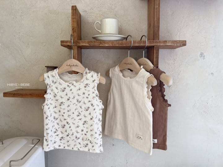 Hi Byebebe - Korean Baby Fashion - #babyclothing - BebeAdria Frill Sleeveless Tee - 6