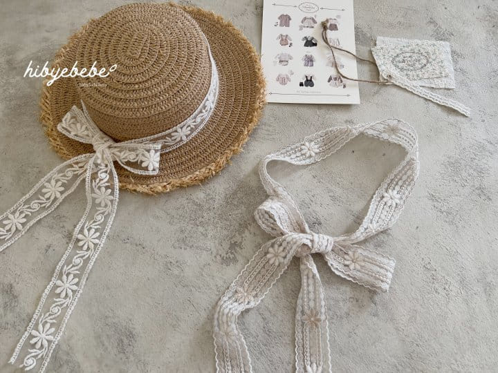 Hi Byebebe - Korean Baby Fashion - #babyfashion - Bebe Earl Grey Straw Hat - 3