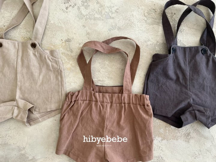 Hi Byebebe - Korean Baby Fashion - #babyfashion - Bebe Cozy Linen Dungarees - 6