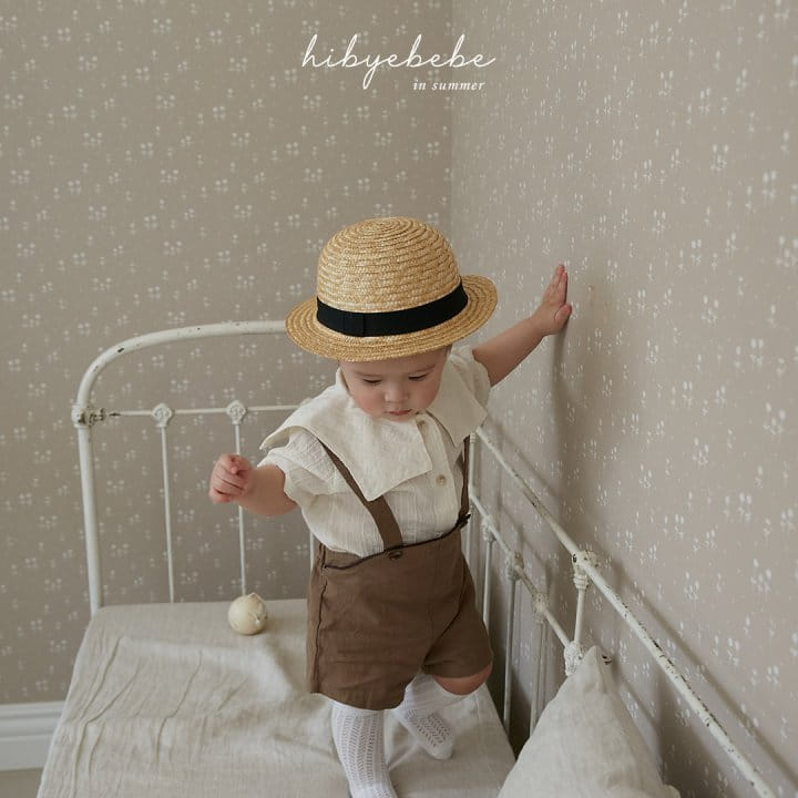 Hi Byebebe - Korean Baby Fashion - #babyfever - Bebe 24 Perer Pan Straw Hat - 9