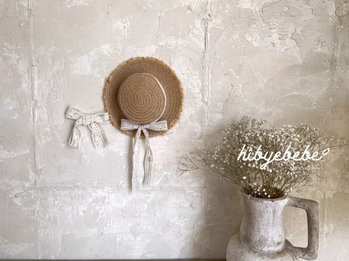 Hi Byebebe - Korean Baby Fashion - #babygirlfashion - Bebe Earl Grey Straw Hat - 5