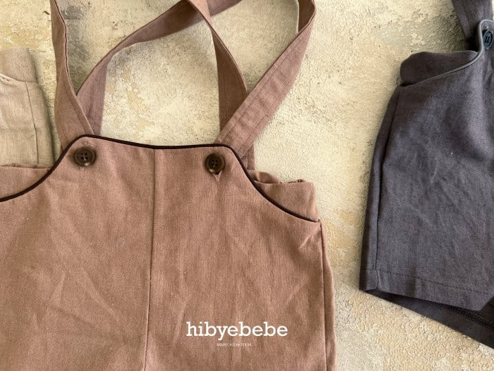 Hi Byebebe - Korean Baby Fashion - #babygirlfashion - Bebe Cozy Linen Dungarees - 8