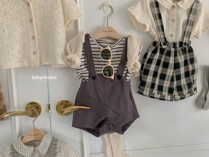 Hi Byebebe - Korean Baby Fashion - #babylifestyle - Bebe Cozy Linen Dungarees - 9