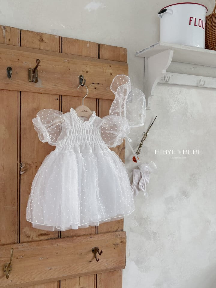Hi Byebebe - Korean Baby Fashion - #babygirlfashion - Bebe Alina Snow Flower One-Piece - 4