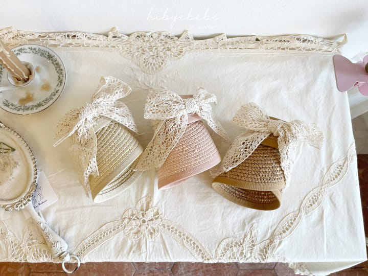 Hi Byebebe - Korean Baby Fashion - #babyoninstagram - Bebe 24 Rollin Lace Sun Cap - 9