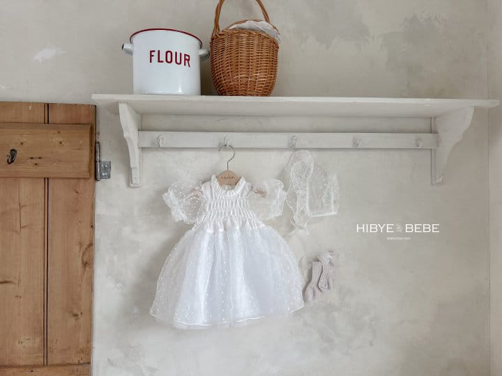 Hi Byebebe - Korean Baby Fashion - #babyoninstagram - Bebe Alina Snow Flower One-Piece - 5