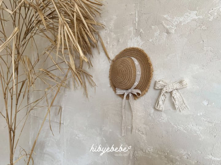 Hi Byebebe - Korean Baby Fashion - #babyootd - Bebe Earl Grey Straw Hat - 8