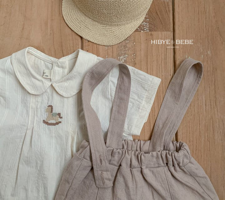 Hi Byebebe - Korean Baby Fashion - #babyoninstagram - Bebe Leo Embroidery Top Bottom Set - 4