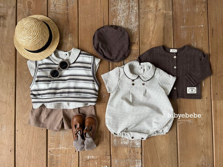 Hi Byebebe - Korean Baby Fashion - #babyoutfit - Bebe Dou ST Knit Vest - 2