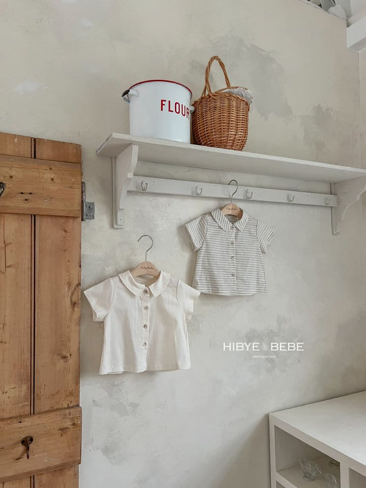 Hi Byebebe - Korean Baby Fashion - #babyoutfit - Bebe Only Collar Shirt - 6