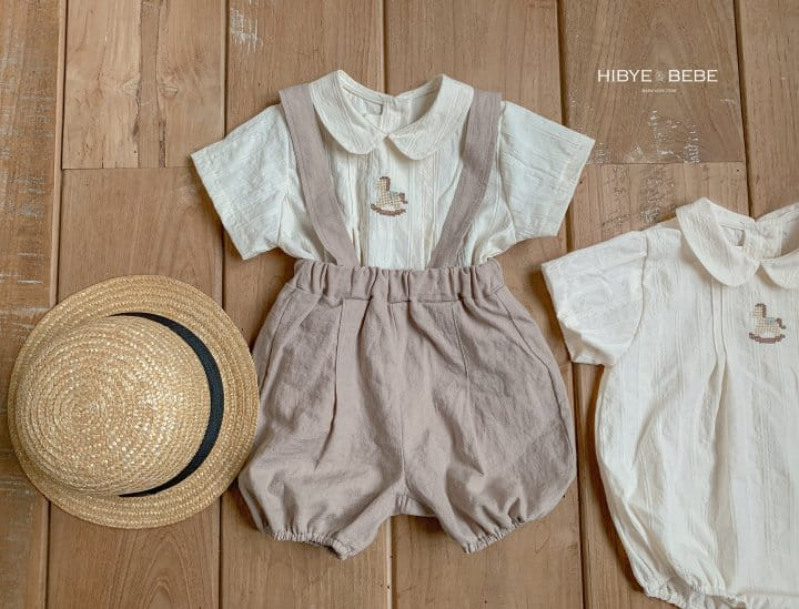 Hi Byebebe - Korean Baby Fashion - #babyoutfit - Bebe Leo Embroidery Top Bottom Set - 5