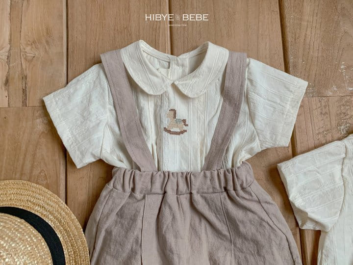 Hi Byebebe - Korean Baby Fashion - #babyoutfit - Bebe Leo Embroidery Body Suit - 5