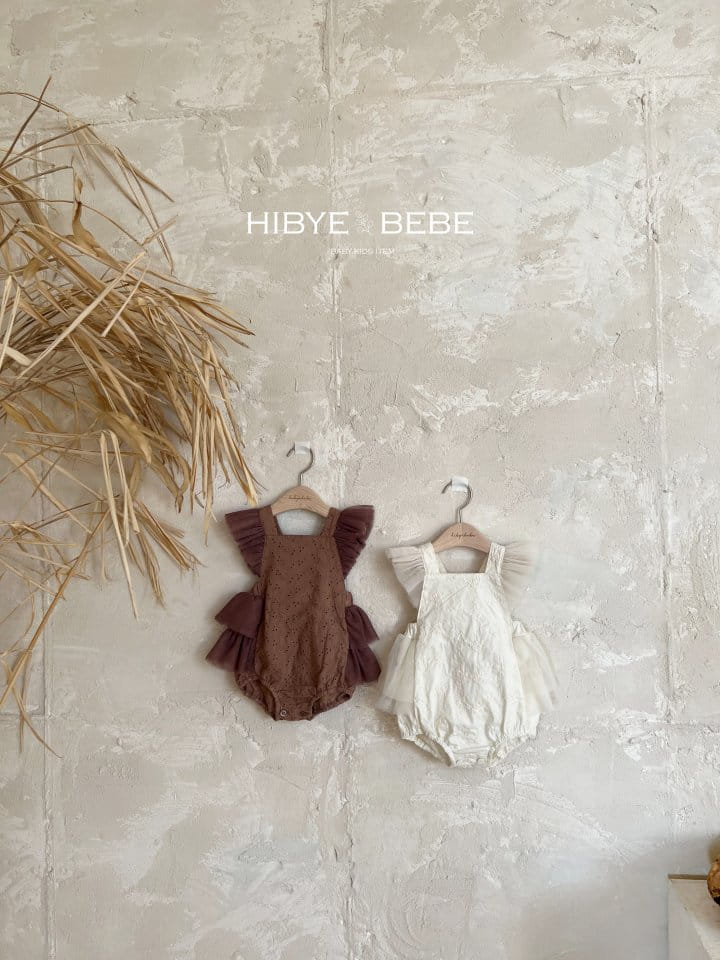 Hi Byebebe - Korean Baby Fashion - #babyootd - Bebe Pure Embroidery Dungarees - 4