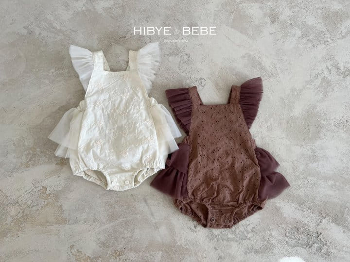 Hi Byebebe - Korean Baby Fashion - #babyoutfit - Bebe Pure Embroidery Dungarees - 5