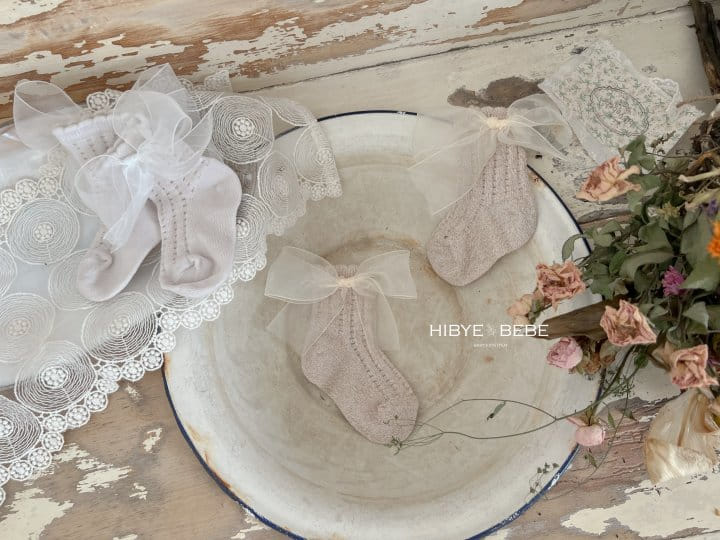 Hi Byebebe - Korean Baby Fashion - #babyoutfit - Bebe Ribbon Socks 2types Set - 4