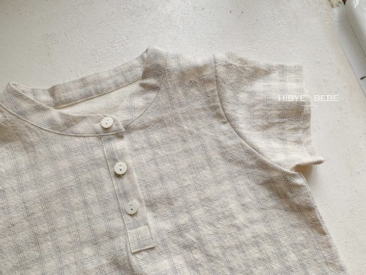 Hi Byebebe - Korean Baby Fashion - #onlinebabyboutique - Bebe From Check Henry Shirt - 3