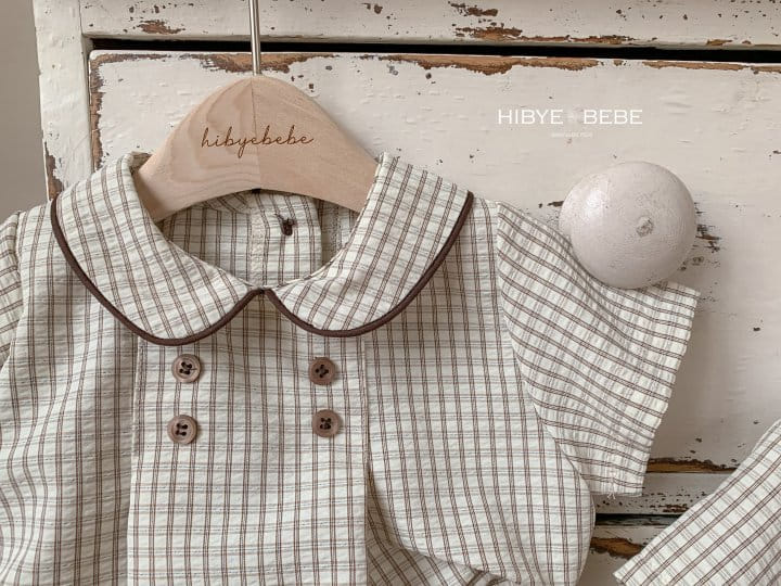Hi Byebebe - Korean Baby Fashion - #onlinebabyboutique - Bebe Moment Check Body Suit - 5