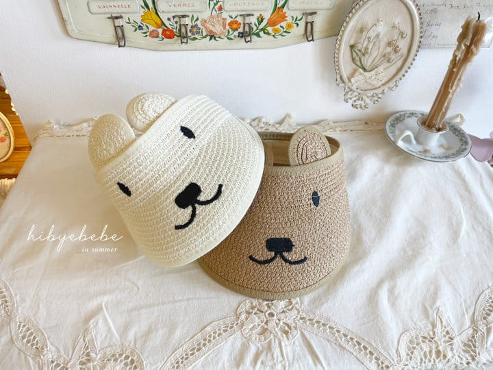 Hi Byebebe - Korean Baby Fashion - #onlinebabyshop - Bebe 24 Rabbit Embroidery Sun Cap - 2