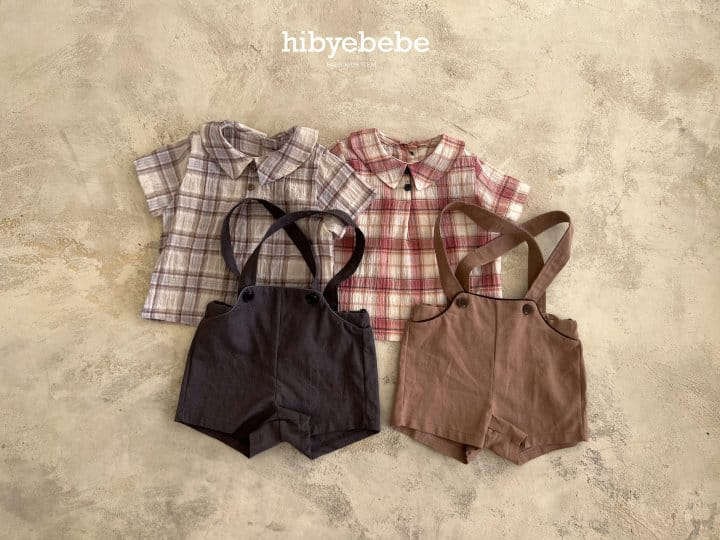 Hi Byebebe - Korean Baby Fashion - #onlinebabyshop - Bebe Cozy Linen Dungarees