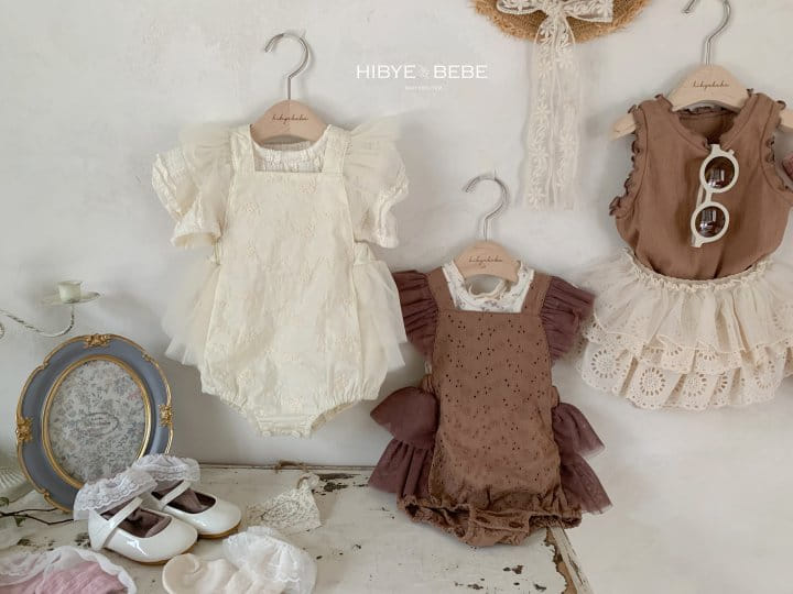 Hi Byebebe - Korean Baby Fashion - #smilingbaby - Bebe Pure Embroidery Dungarees - 9