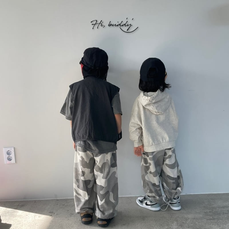 Hi Byebebe - Korean Children Fashion - #fashionkids - Camo Terry Pants - 11