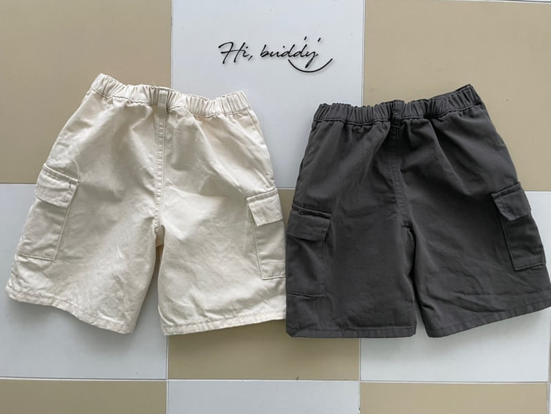 Hi Byebebe - Korean Children Fashion - #todddlerfashion - Cargo Half Pants - 4