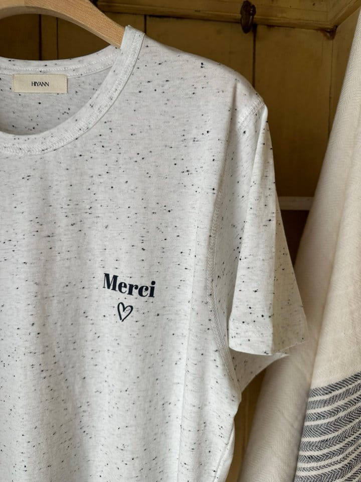 Hiyann - Korean Women Fashion - #momslook - Merci Tee - 7