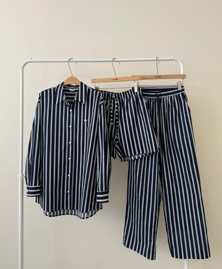 Hiyann - Korean Women Fashion - #momslook - Marine Shirt - 10