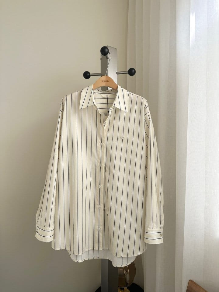 Hiyann - Korean Women Fashion - #momslook - Marine Shirt - 2