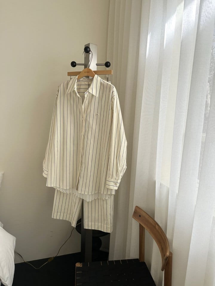 Hiyann - Korean Women Fashion - #momslook - Marine Shirt - 8