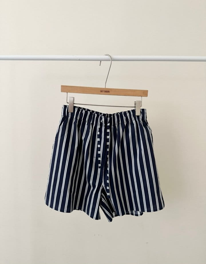 Hiyann - Korean Women Fashion - #momslook - Marine Shorts - 5